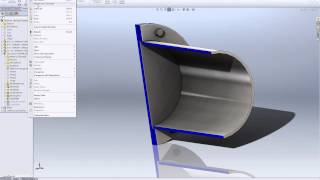 SolidWorks How to save custom section view in a part [upl. by Velasco]