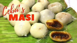 CEBU’s FAMOUS MASI PANG NEGOSYO  GLUTINOUS FLOUR w PEANUTS AND SUGAR FILLING  2 Ways to Cook Masi [upl. by Boylan]