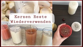 Kerzenreste wiederverwenden I DIY Kerzen gießen [upl. by Deirdra]