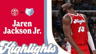 Jaren Jackson Jr Highlights vs Denver Nuggets [upl. by Assina]