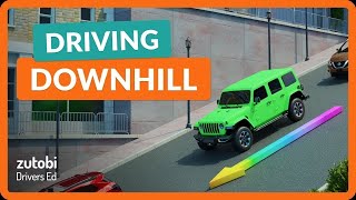 How to Drive Downhill Like a Pro  Driving Instructor Explains [upl. by Horacio876]