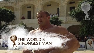 2009 Giant Farmers Walk Heat 1 Mariusz Pudzianowski wins  Worlds Strongest Man [upl. by Ahsikar]