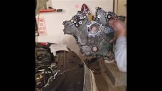 GM 36 High Feature V6 InVehicle Timing Chain Replacement No Engine Removal Stretched Chains [upl. by Uhile]