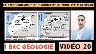 paléogéographie des bassins de phosphate au Maroc géologie 1BAC VIDEO 20 [upl. by Malinde]