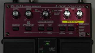 Boss RC20XL Loop Pedal demo  PMT [upl. by Iht350]