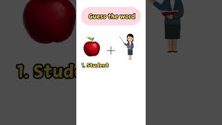 Guess the word guess guesstheemoji shorts quiz learnenglish words learnwords [upl. by Quill99]