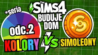 🌈 KOŁO FORTUNY losuje KOLOR i BUDŻET DOMU Odc 2  Challenge The Sims 4 [upl. by Leverett]