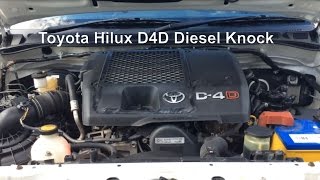 TOYOTA HILUX D4D diesel knock again after just 200km on new genuine Injectors [upl. by Karita]