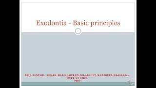 Exodontia Basic principles [upl. by Ahselaf]