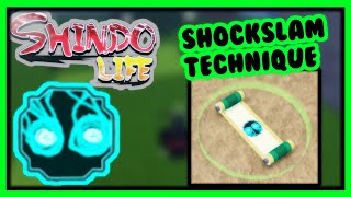 Shockslam Technique Location  Showcase Shindo Life [upl. by Fisk]