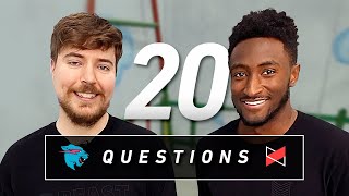 20 Questions with MrBeast [upl. by Dyan]