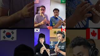 Between 4 countries Flute beatbox Recorder asmr shorts flute beatbox asmrsounds beatboxjcop [upl. by Dehnel772]