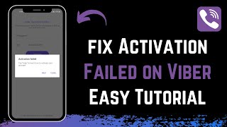 How to Fix Activation Fail on Viber [upl. by Youlton41]