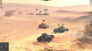 WoT Blitz  Krupp38D at Desert Sands [upl. by Ideih]