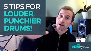 5 Quick Tips for Louder Punchier Drums [upl. by Nealah557]