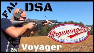 DSA Voyager SA58 Voyager FAL 762x51 Battle Rifle Review HD [upl. by Rogozen]