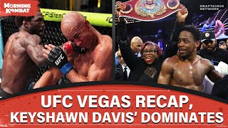 UFC Fight Night Cannonier Rallies  Keyshawn Davis Joins the Show  FULL EPISODE  MORNING KOMBAT [upl. by Dhaf]