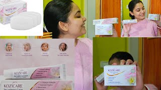 Darkspot Cream।Kozicare Skin Whitening Cream Review।amp How to use [upl. by Truman]