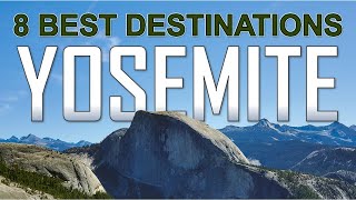 8 Amazing Places in YOSEMITE NATIONAL PARK 4K [upl. by Lonna85]