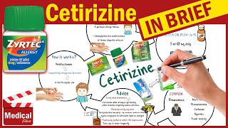 Cetirizine  Zyrtec 10 mg What is Cetirizine Used For Dosage Side Effects amp Precautions [upl. by Alleuqram371]