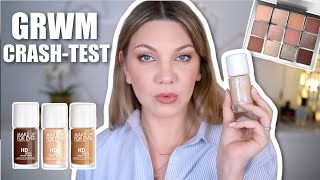 GRWM  🔥 CRASH TEST HD SKIN HYDRA GLOW FOUNDATION MAKE UP FOR EVER TOP OU FLOP [upl. by Coco]