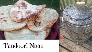 Homemade Tandoori Naan Recipe In a Tandoor Nazkitchenfun Pakistani Indian Cooking [upl. by Trevah]