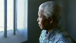 MANDELA BACK IN HIS ROBBEN ISLAND CELL  BBC NEWS [upl. by Otrebron]