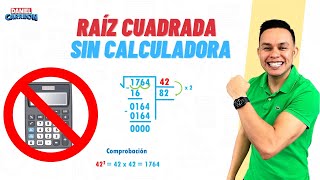 CÓMO HACER UNA RAIZ CUADRADA SIN CALCULADORA Super facil  Para principiantes [upl. by Norab]