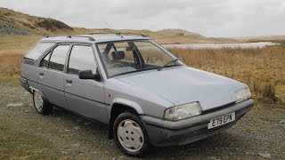 Citroen BX 19RD diesel estate on amp off road test [upl. by Noell]