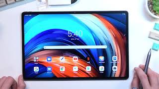 LENOVO Tab P12 Pro Unboxing amp Overview  Accessories  First Launch amp System Set Up [upl. by Clara]