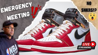 EMERGENCY MEETING Union LA x Air Jordan 1 High OG DATE CONFIRMED [upl. by Odnuges4]