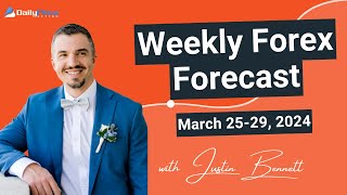 Weekly Forex Forecast For March 25  29 2024 DXY EURUSD GBPUSD USDCAD XAUUSD [upl. by Hosbein775]