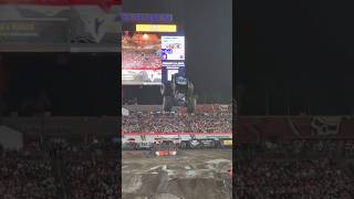 Monster Truck Devil Moments Epic Insane Stunts [upl. by Nnyltak]