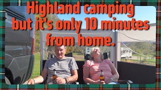 Highland camping 10 minutes from home AND all the quotmodsquot that we made to our Elddis CV40 Campervan [upl. by Fiedler]