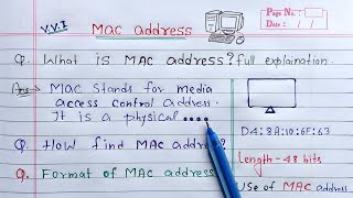 What is MAC Address full Explanation  Learn Coding [upl. by Urana874]