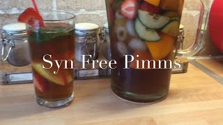 Slimming World Syn Free Recipe  Non Alcoholic Pimms [upl. by Letch]