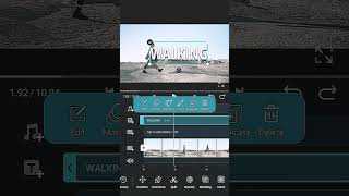 Text Reveal as you walk is good vn video editing tutorial shorts video vnvideoeditor [upl. by Asia]