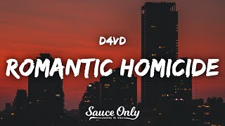 d4vd  Romantic Homicide Lyrics [upl. by Adnofal]