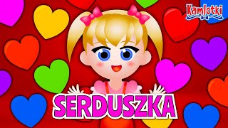 Serduszka i kolory dla dzieci po polsku 🧡💛💚💙 Bajki dla małych dzieci Walentynki  Kamlotki [upl. by Airla198]