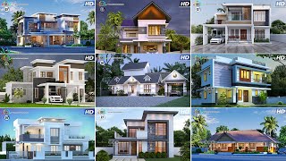 Top 40 Kerala house designs of August  September 2022 [upl. by Nahn]