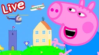 🔴 Giant Peppa Pig and George Pig LIVE FULL EPISODES 24 Hour Livestream [upl. by Siwel97]