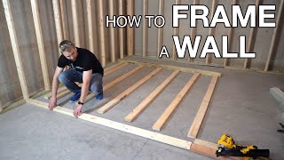 How To Frame A Door Opening In A New Wall [upl. by Hassadah]