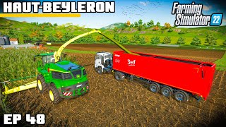 TOO MUCH SILAGE ADD A PIT  Farming Simulator 22  HautBeyleron  Episode 48 [upl. by Akemor]