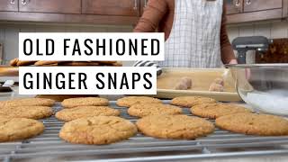 Old Fashioned Ginger Snaps [upl. by Benjie]