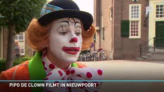 Pipo de Clown filmt in Nieuwpoort [upl. by Argent]