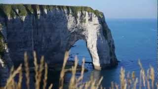 Falaises Etretat Haute Normandie France [upl. by Lohner960]