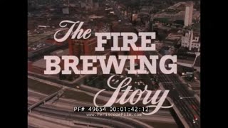 STROHS BEER DETROIT MICHIGAN PROMOTIONAL FILM quotFIRE BREWING STORYquot 49654 [upl. by Ancel]