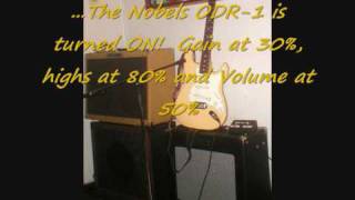 Peavey Classic 50 212 demo  Blues in E with Nobels ODR1 Overdrive [upl. by Atrim]