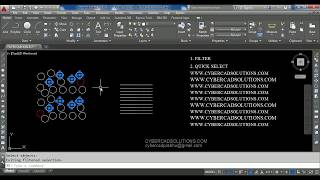 How to FILTER objects And QUICKSELECT in AutoCAD [upl. by Atteve519]