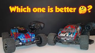 Arrma Vorteks compared to Traxxas Rustler 4x4 [upl. by Keven]